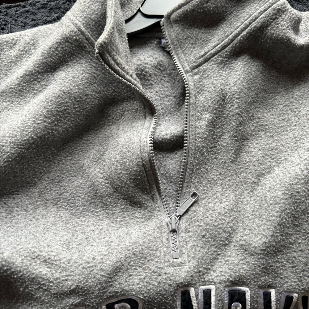 Gray Quarter-Zip Sweater